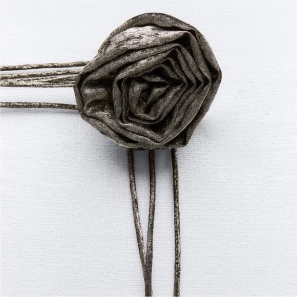 Zara FLORAL FOIL LONG DRESS 9306/158/253/024 - Picture 10 of 16